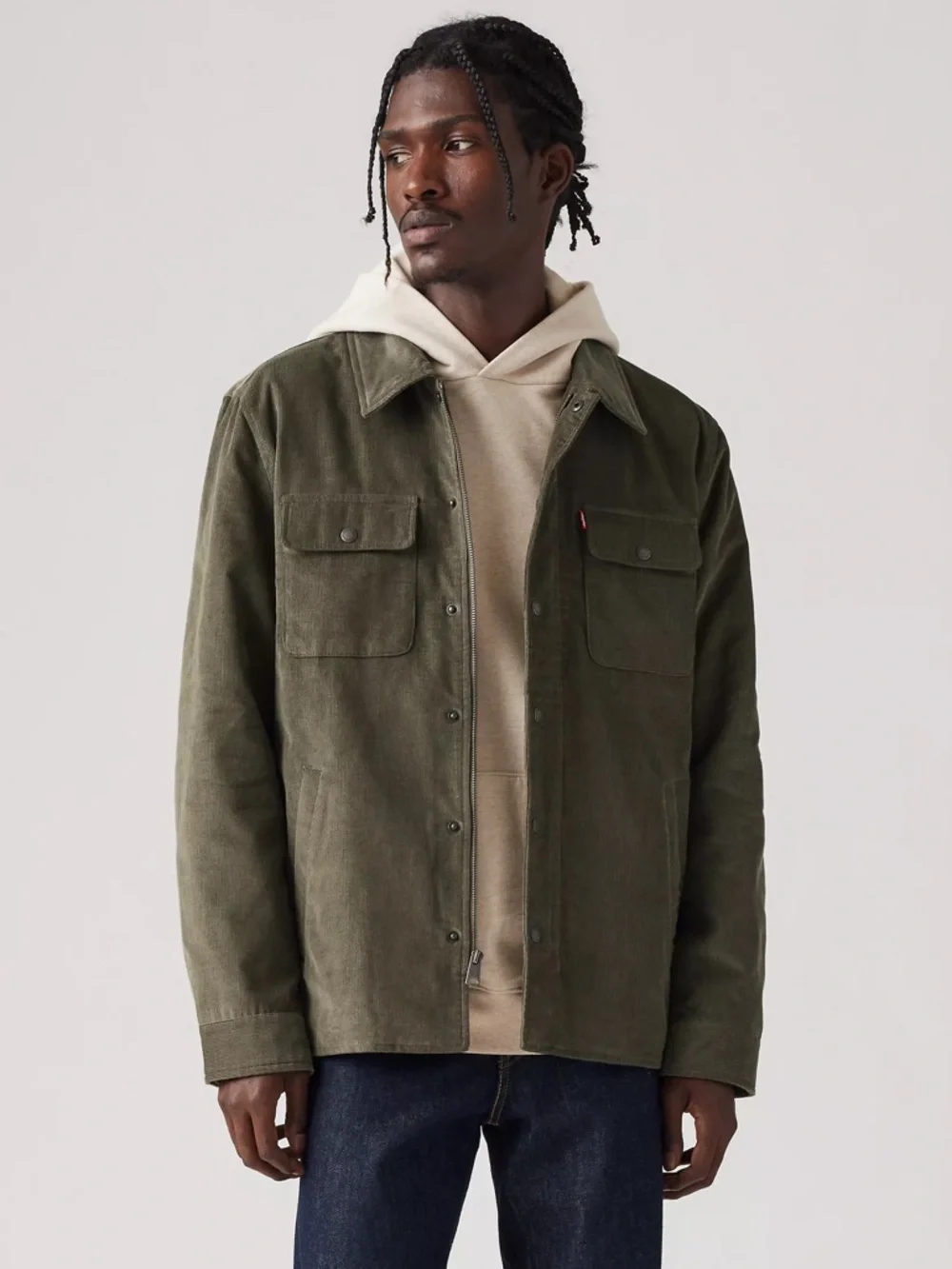 Levi’s Corduroy Jacket Olive green XL - Picture 2 of 7